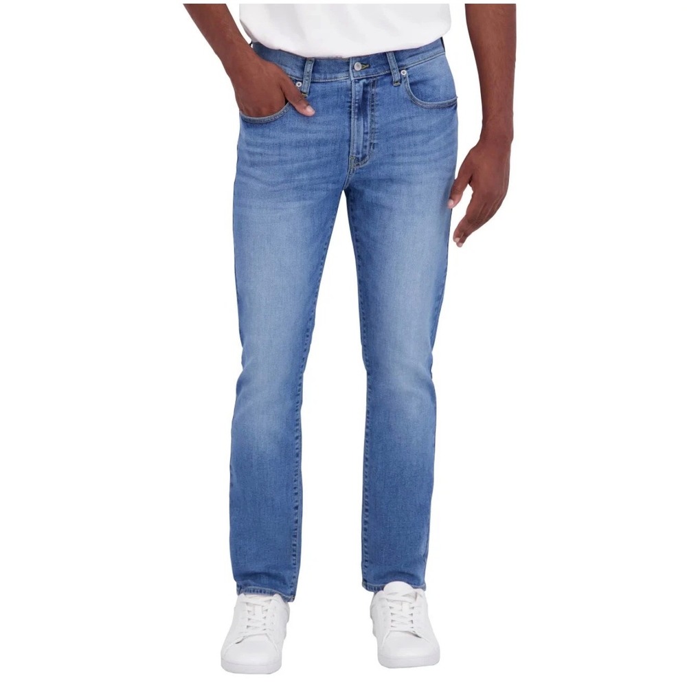 NWT Lucky Brand 223 Straight Leg Mens Blue Stretch Denim Jeans 32x34 Classic Fit